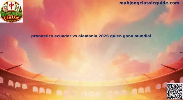 Pronóstico Ecuador vs Alemania Mundial