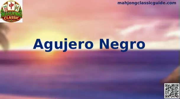 Representación conceptual del Agujero Negro absorbiendo fichas en el tablero de juego de Mahjong Classic