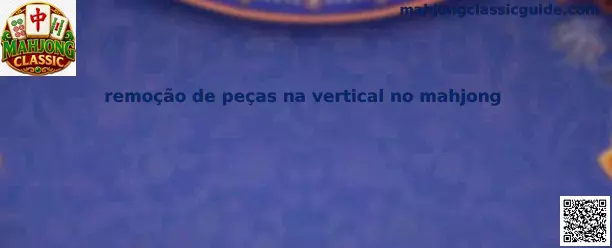 Ejemplo de remoção de peças na vertical no mahjong
