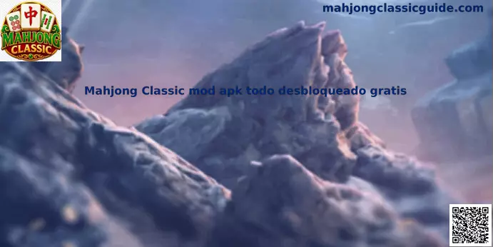 Interfaz de Mahjong Classic Mod APK con todo desbloqueado gratis en un dispositivo Android