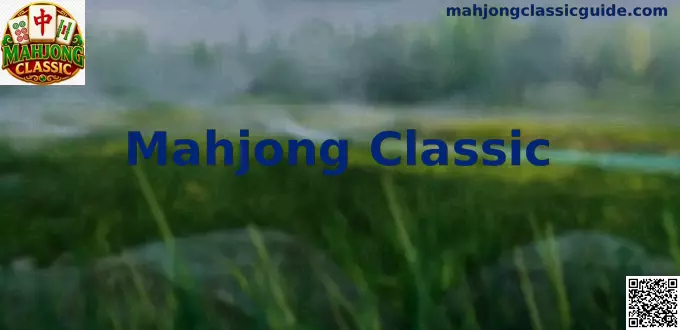 Tablero clásico del juego Mahjong Classic con fichas tradicionales chinas acomodadas en capas