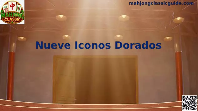 Nueve Iconos Dorados Mahjong Classic