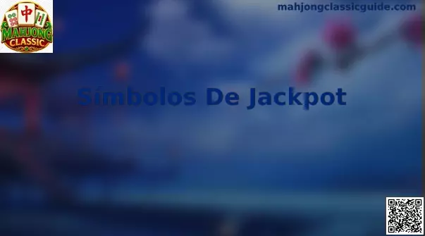 Símbolos de Jackpot Mahjong Classic
